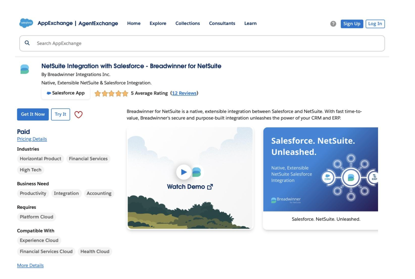 Breadwinner on AppExchange